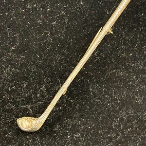 Vintage Sterling silver golf club pin.